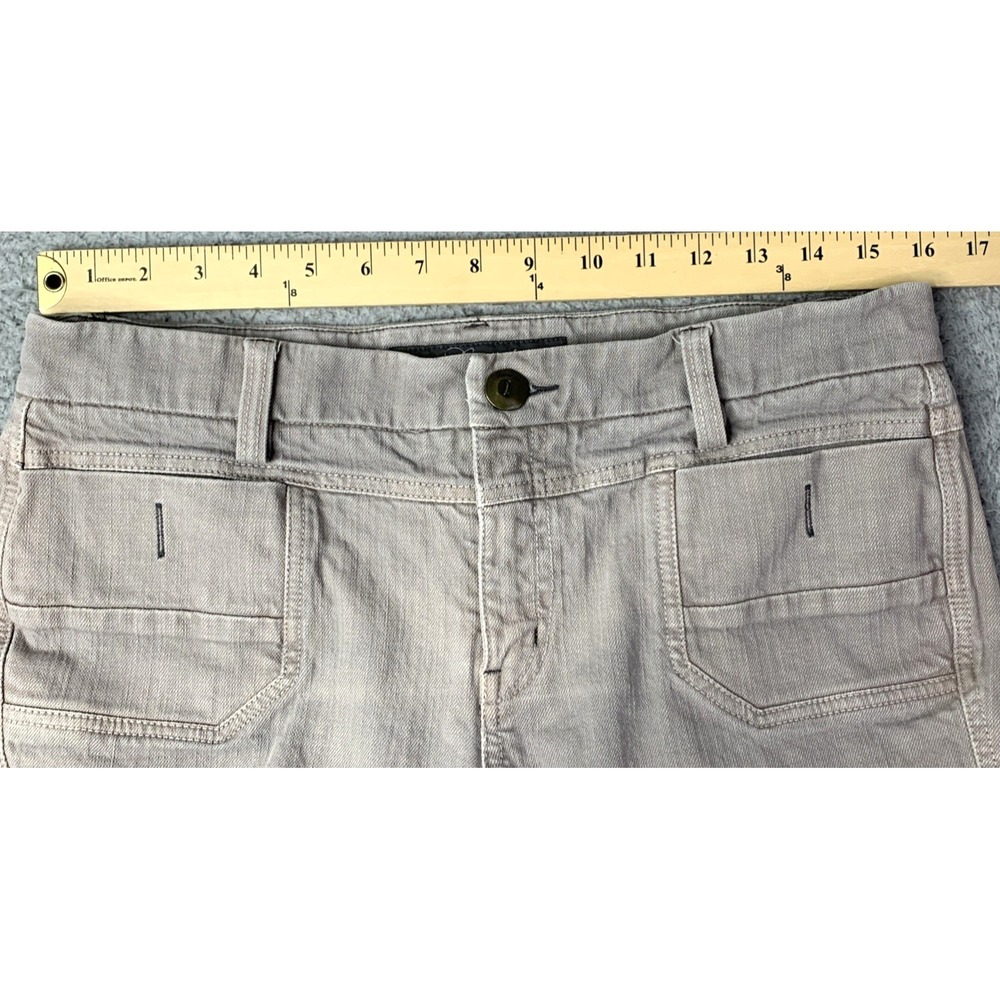 Anthropologie Level 99 Jeans Womens 30 Flare Leg Mid Rise Front Pocket Jeans - Picture 2 of 12